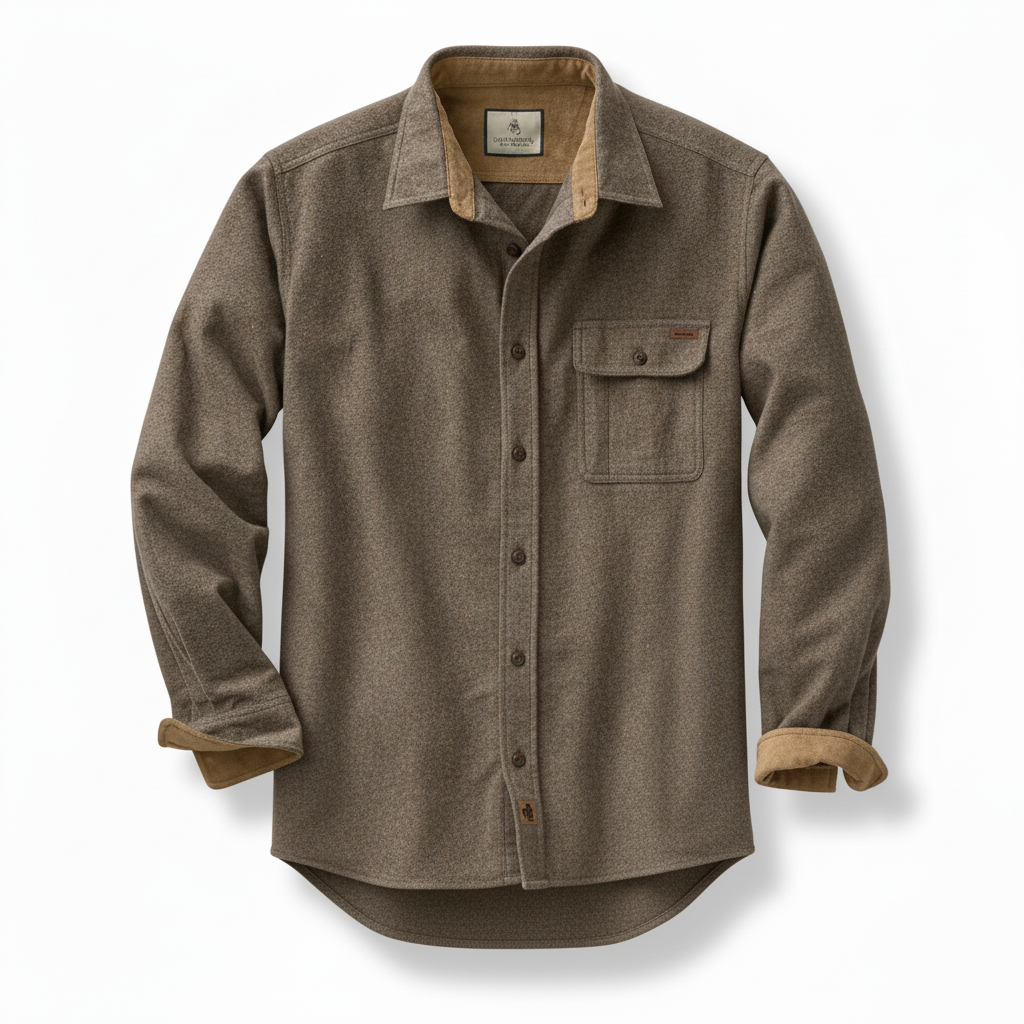 FREE PEOPLE | Brown Button-Up Fleece Shirt Jacket
