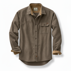 FREE PEOPLE | Brown Button-Up Fleece Shirt Jacket