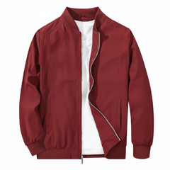 FREE PEOPLE | Navy Zip-Up Bomber Jacket