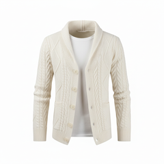 FREE PEOPLE | Evergreen Cable Knit Shawl Cardigan